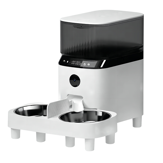 Dual-Bowl Automatic Pet Feeder